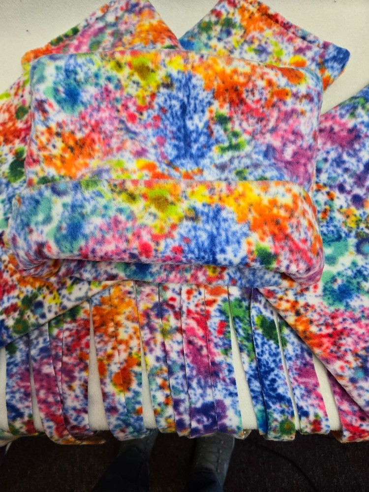 Fleece Cage Liners Accessories, Beds, Corner Hidey, Tunnels, Paint Splatter