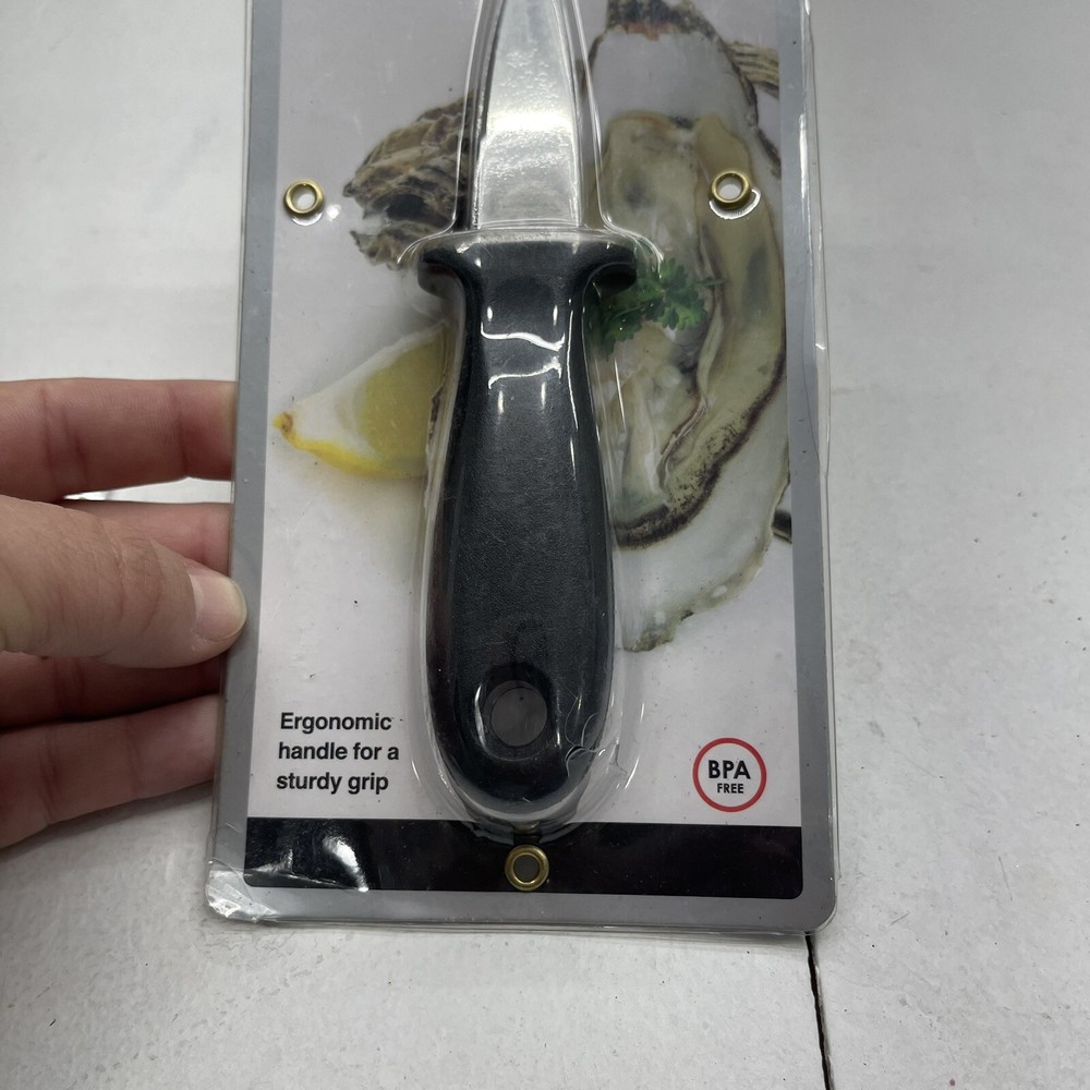 Culinary Elements Black BPA Free Oyster/Clam Knife