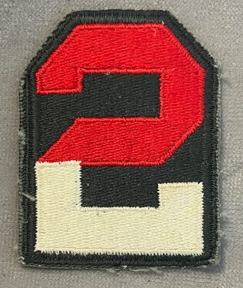 US ARMY 2nd ARMY FULL COLOR STANDARD EDGE PATCH