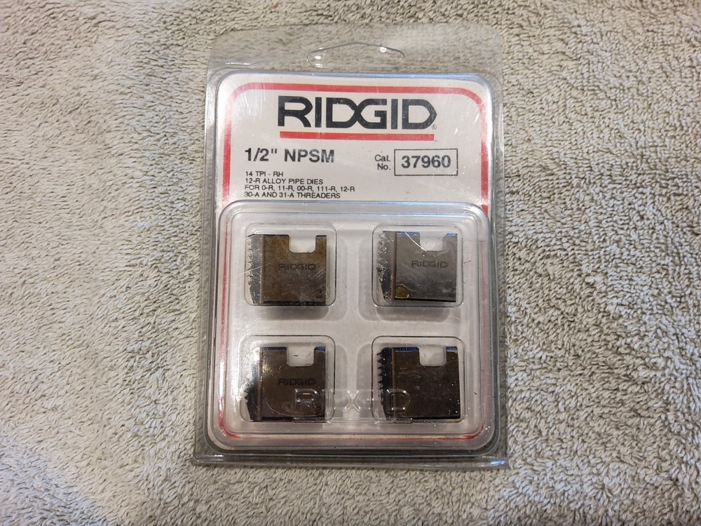 New Ridgid 37960 1" to 2" NPSM Pipe Threading Replacement Die