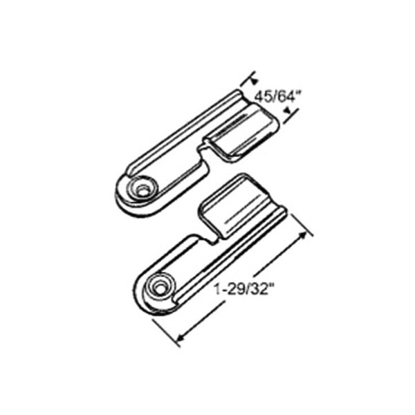Ariel Double Hung Screen Latch Kit Pair