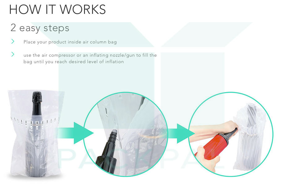 Air Column inflatable packaging bag X10 for baby formula