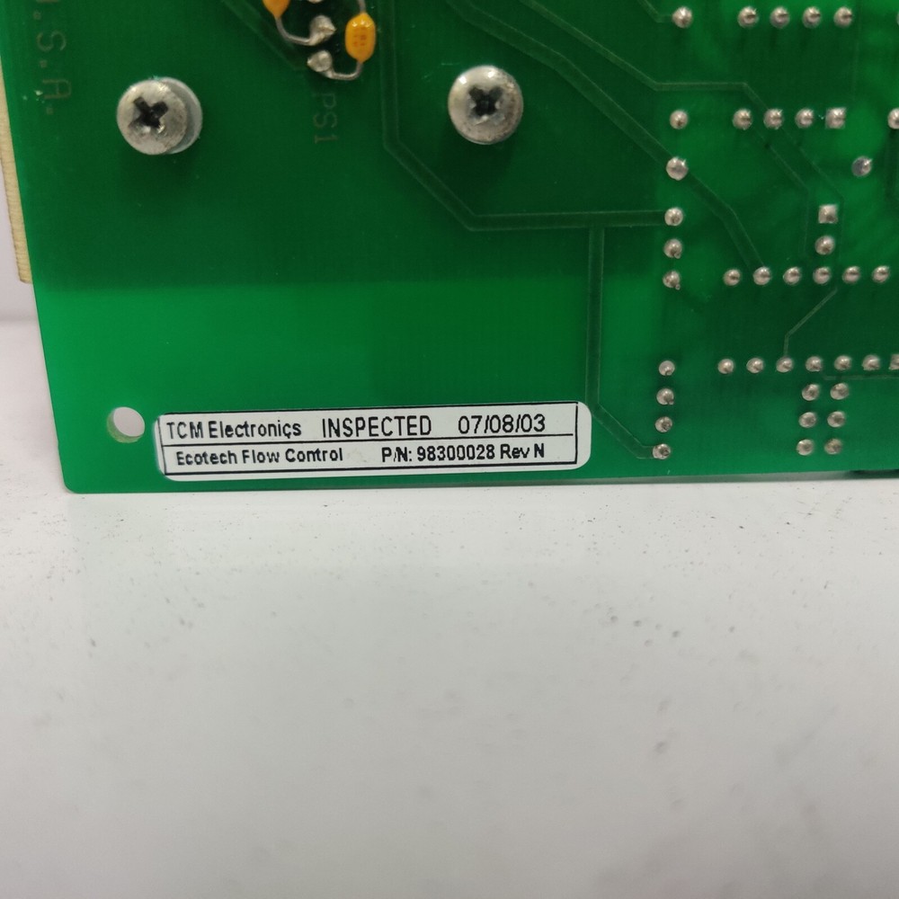 ECOTECH MODEL 9820T Carbon Dioxide Trace Analyzer PIN: 98300028 Flow Controller