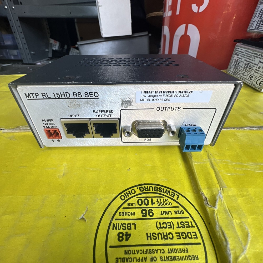 EXTRON MTP SERIES TRANSMITTER RL 15HD RS SEQ