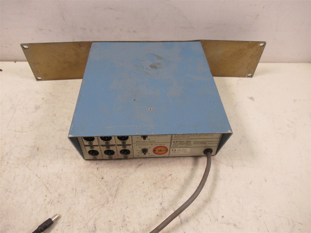 Clear-Com CS-200K 2 Channel Intercom Station Rack Mount 4 Pin XLR