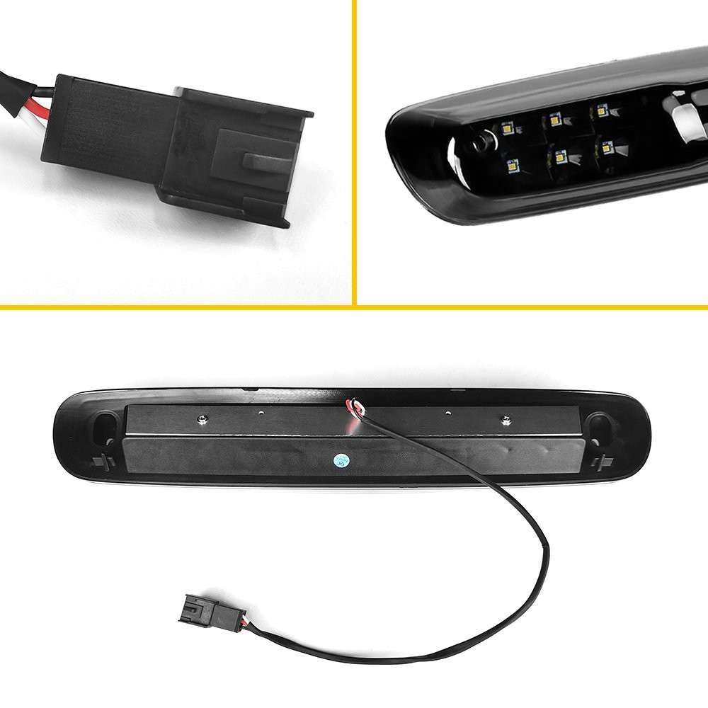 Smoke LED 3rd Third Brake Light Cargo Lamp For 07-13 Chevy Silverado Bright EAG