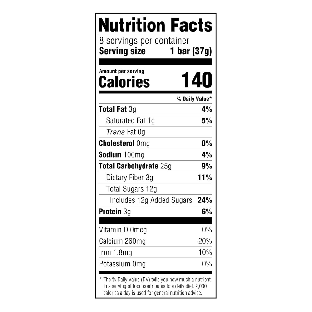 , Fruit & Grain Cereal Bars, Strawberry, 10.4 Oz, 8 Ct