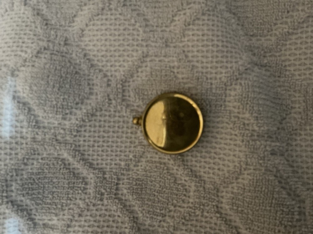 WORKING Brass Pocket Compass - Vintage Antique Brass Pocket Compass