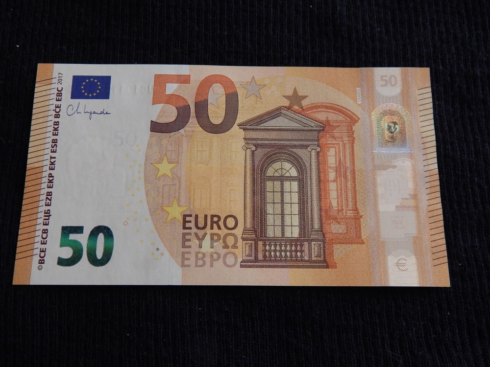 France 50 EURO 2017 C. Lagarde printer U040F3 UNC