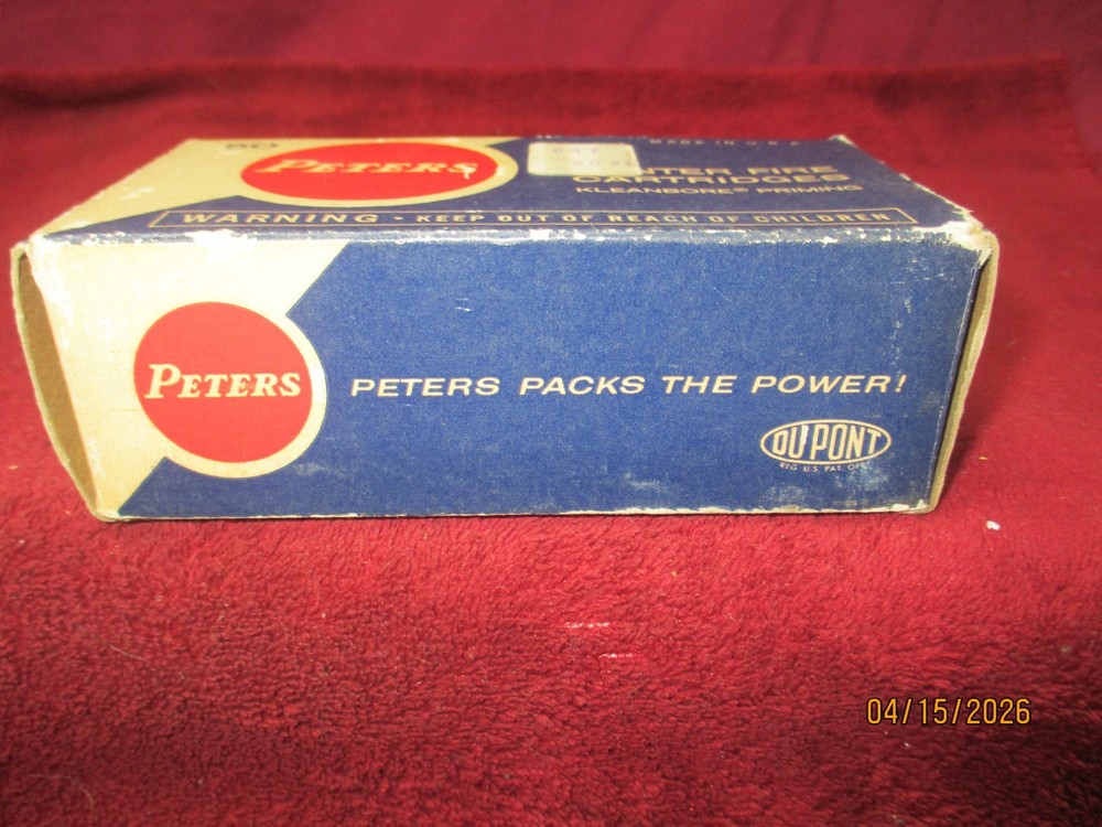 Vintage PETERS, 38 Special, 158gr , Box, (EMPTY)