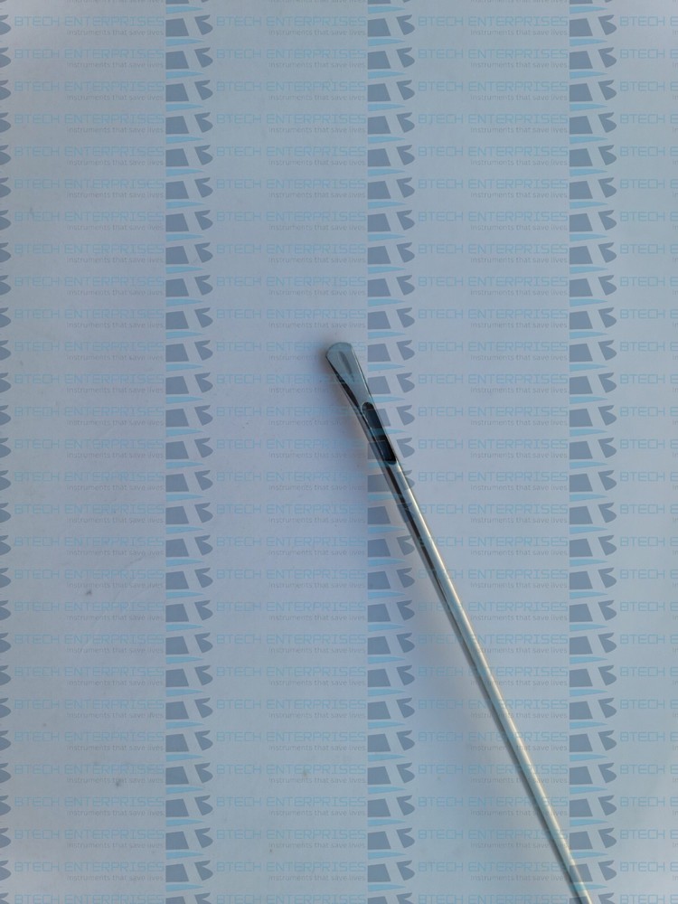 Liposuction Fixed Handle Single Hole Spatula Belly Fat Removal Cannula Plastic