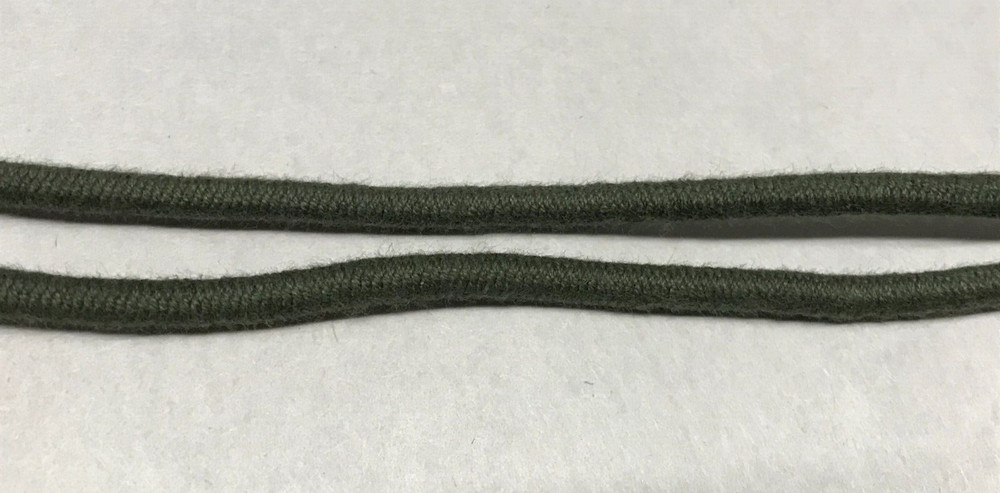 Elastic Replacement Draw Cord 54" OD Green USGI 2 Each