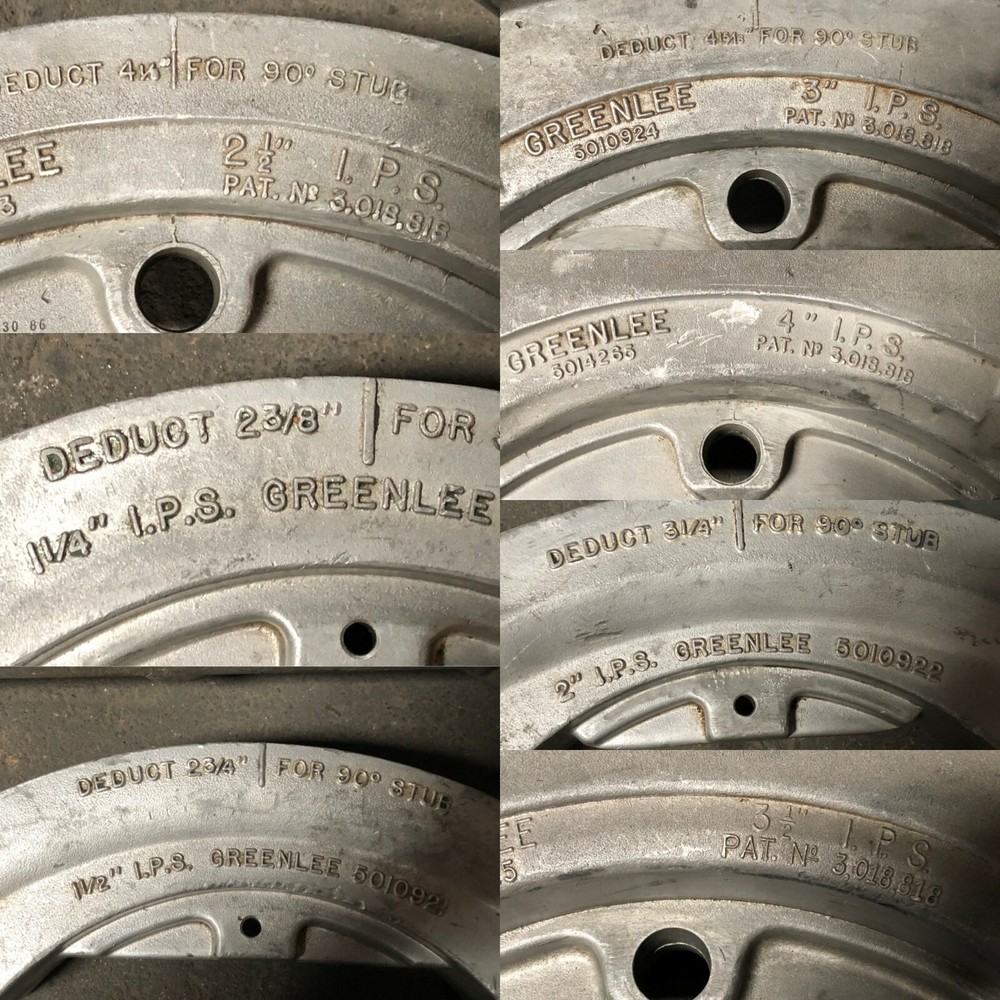 Greenlee 884 Hydraulic Bender 1 1/4" IPS - 4" IPS