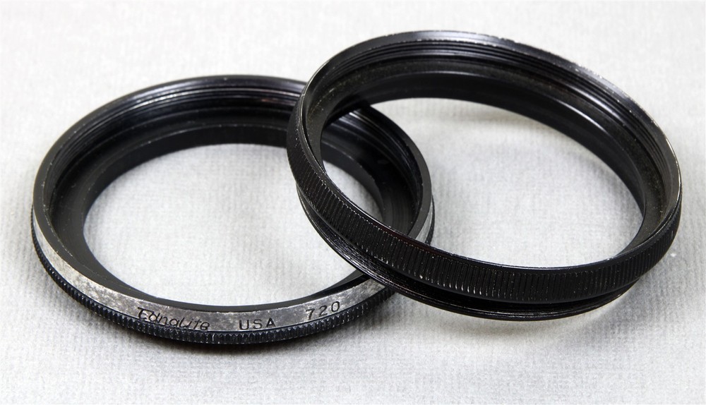 46.8mm Lens Thread to Series VII 7 Ednalite #720 FILTER HOLDER/ADAPTER w/Ring