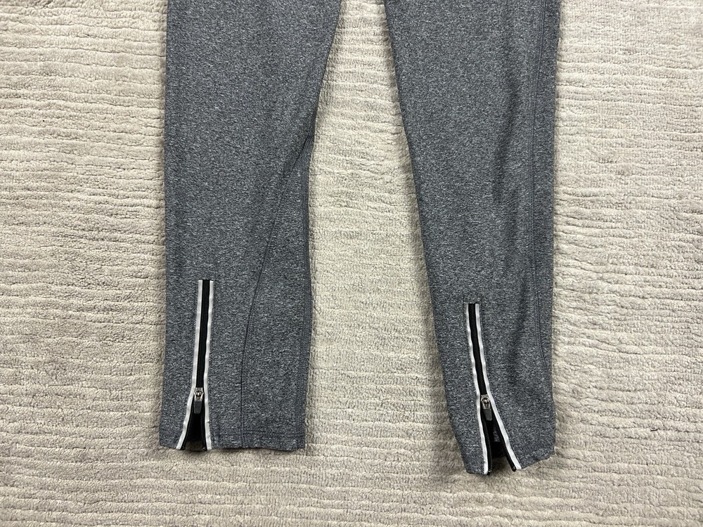 Reactivate Leggings Womens Medium Gray Athletic Pull On Ankle Zip Pocket Back