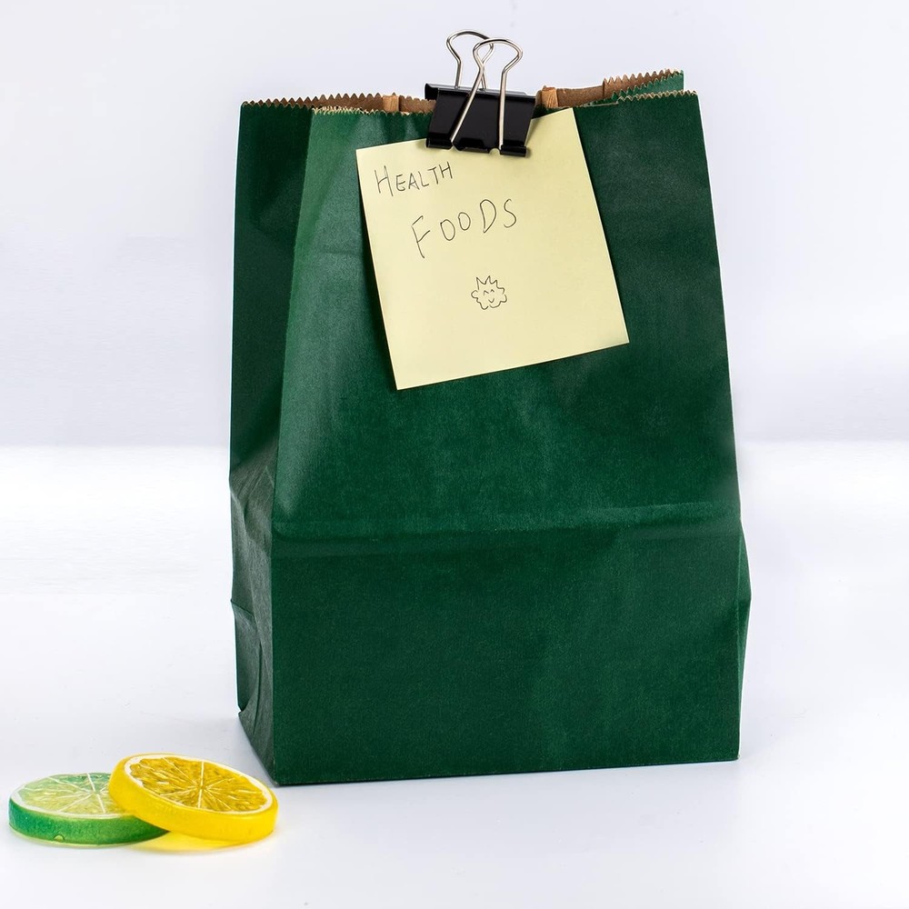 Amazon Basics Sturdy Binder Clips for Office Use, 96 Count (8 Medium, Black