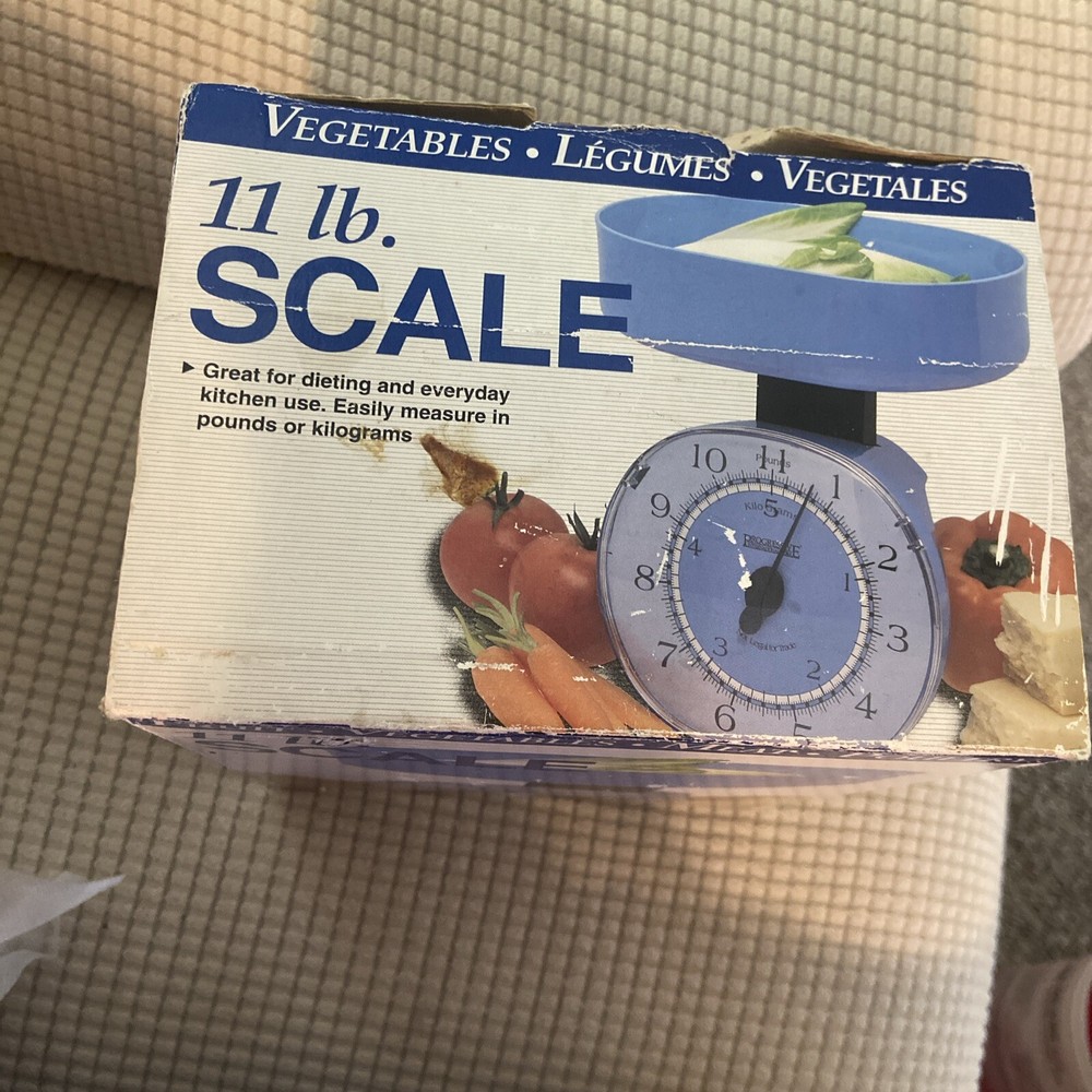 Progressive International 11 Lb Kitchen Scale KT 2014bl Blue