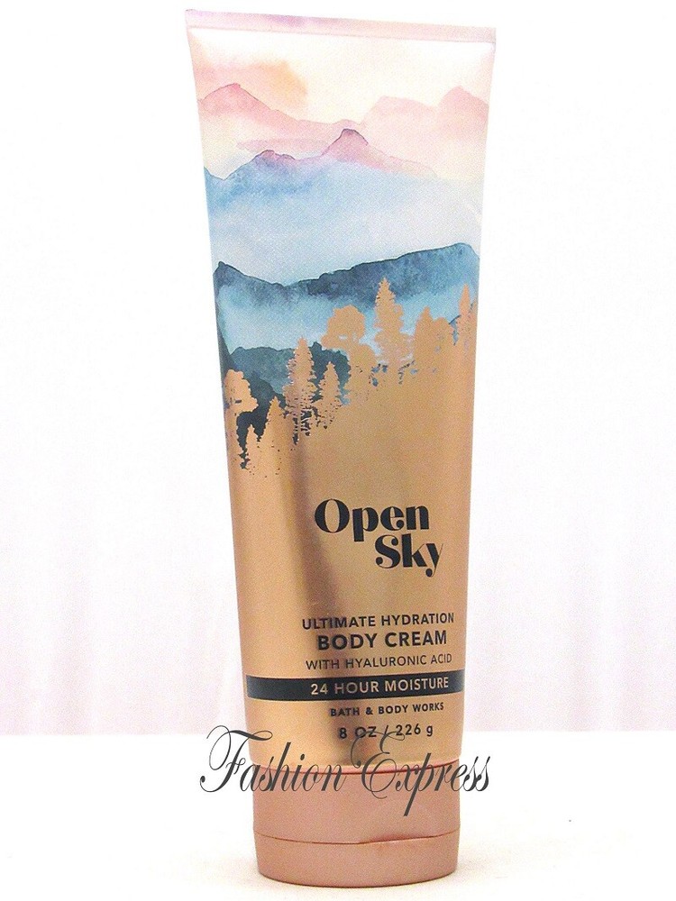 BATH & BODY WORKS OPEN SKY ULTIMATE HYDRATION BODY CREAM 8 OZ