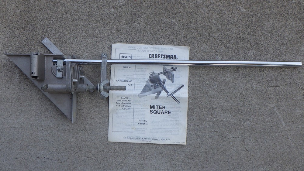 Sears Craftsman Miter Square #3216 for Table Saws