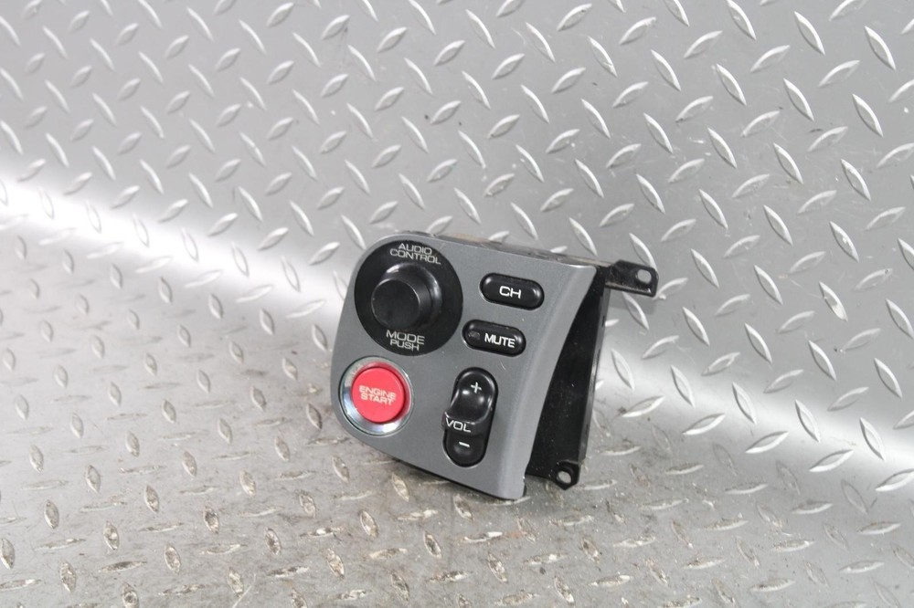 00-09 S2000 Grey Dashboard Dash Audio Control Push Start Ignition Switch Panel