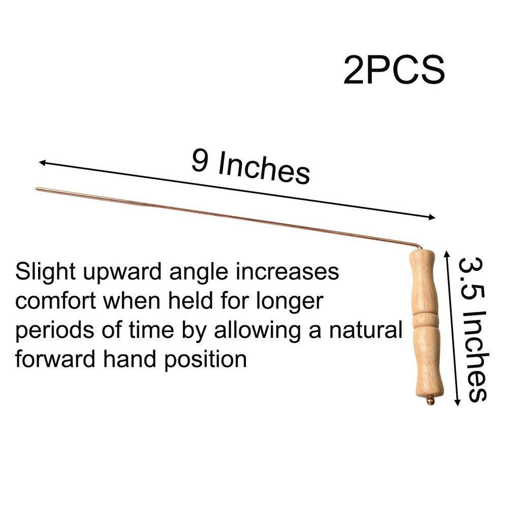 Dowsing Tools Crafted from Pure Copper for Grounding and Energy Neutralization