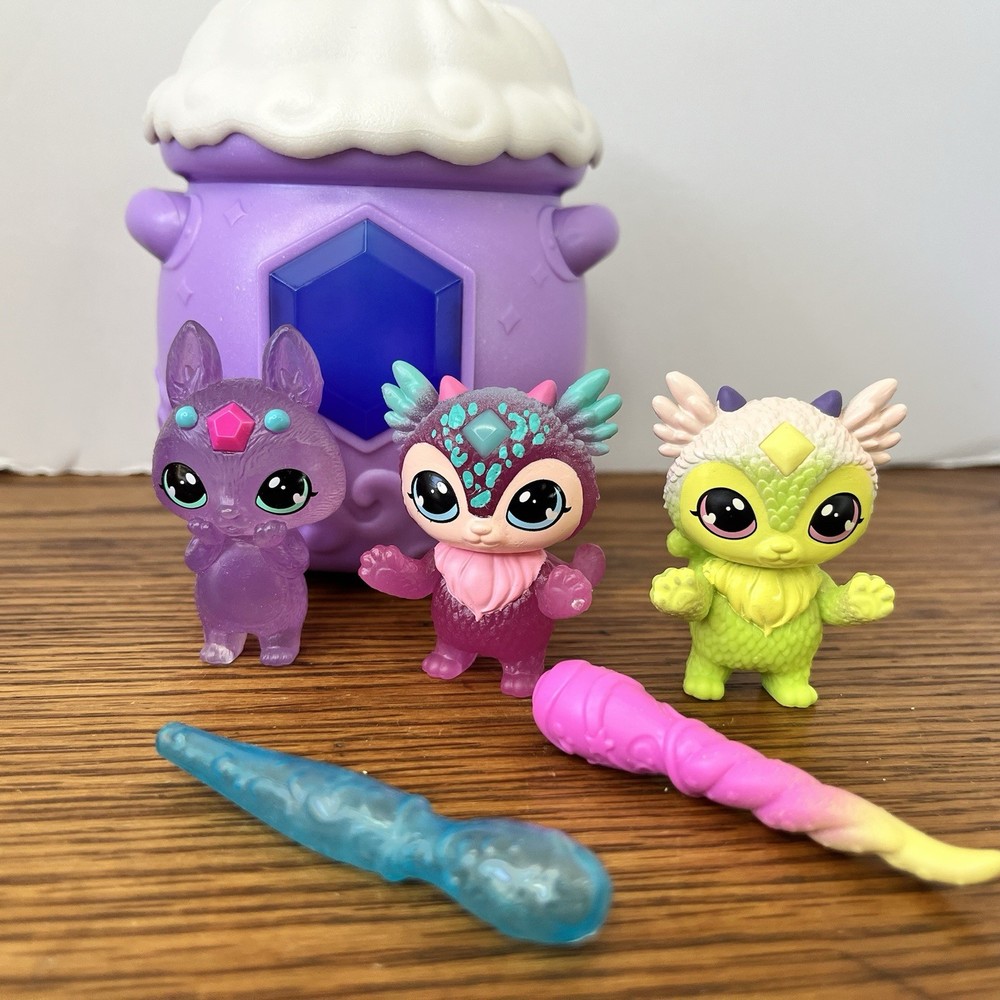 Magic Mixies Mixlings Lot Mini Figures Wands One Cauldron