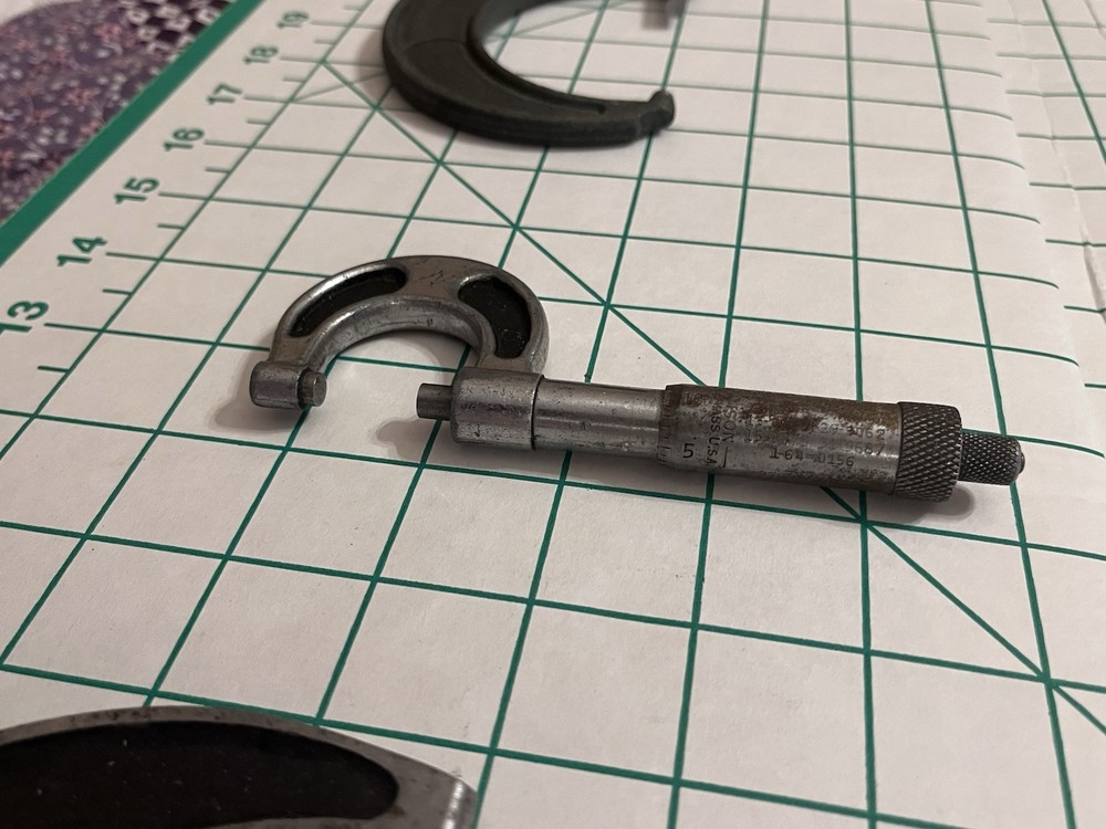Starrett And Craftsman Outside Micrometers