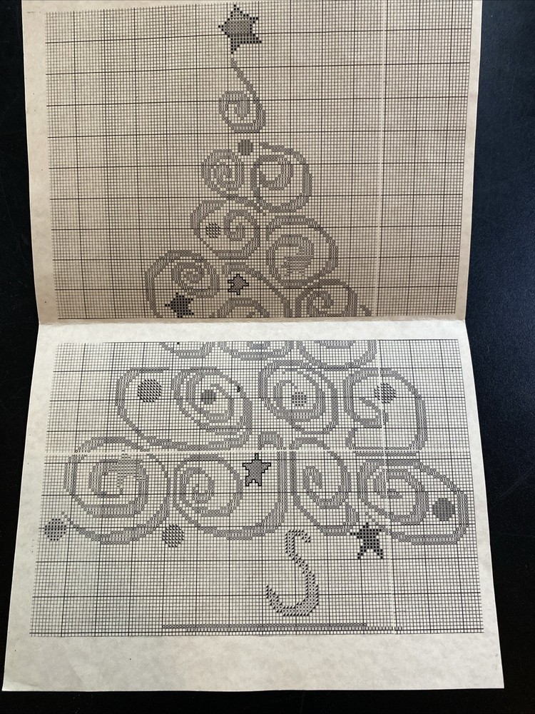 Cross stitch pattern Ringlet Tree Marilynn & Jackie’s Collectibles