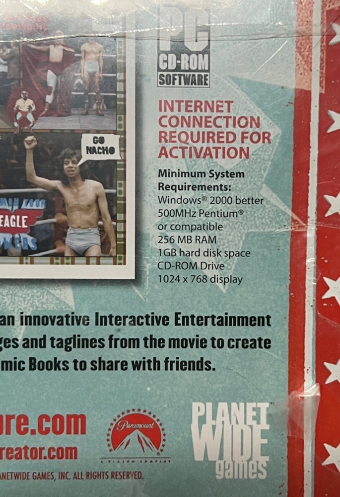 Nacho Libre Comic Book Creator [Windows 2000 and Up, CD-ROM, 851564001190)