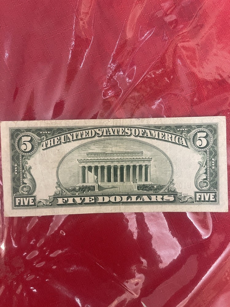 1934 D $5 Dollar Silver Certificate Blue Seal Note