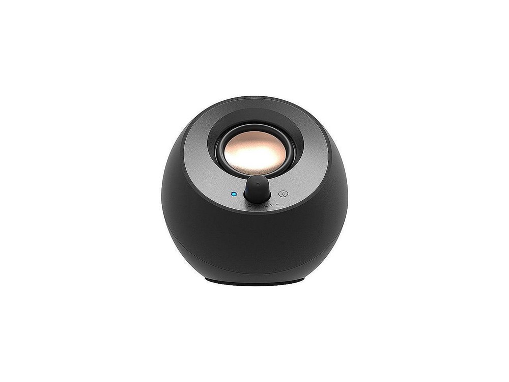 Creative Pebble V3 2.0 Bluetooth Speaker System - 8 W RMS - Black - Desktop - 10