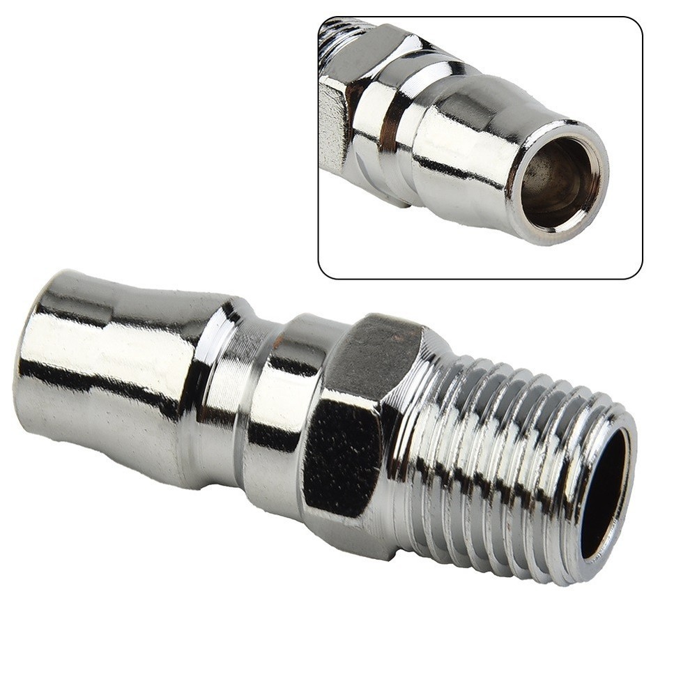 Thread Adapter Air Fitting Coupling Silver Thread (20PM) W:15 H:15 L:50