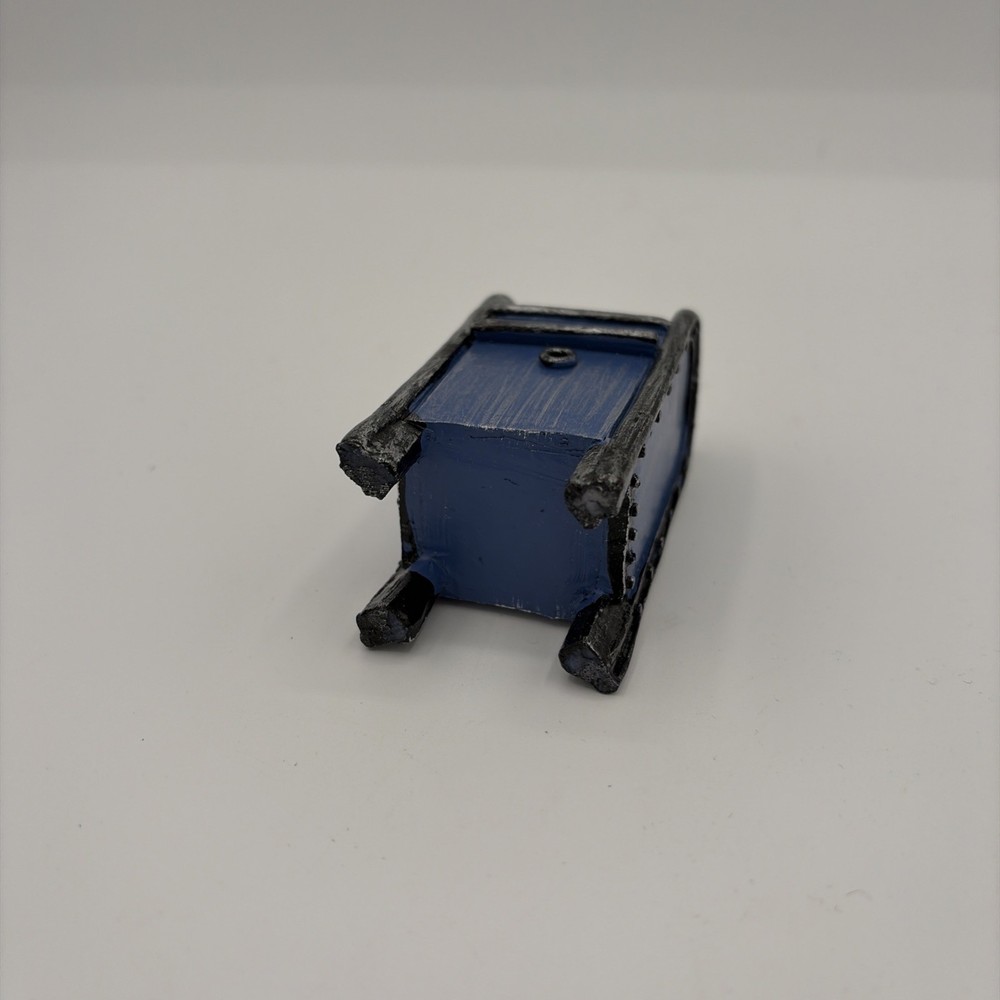 Miniature USPS Mailbox Postal Box Mail Box Blue Display Diorama Scenery