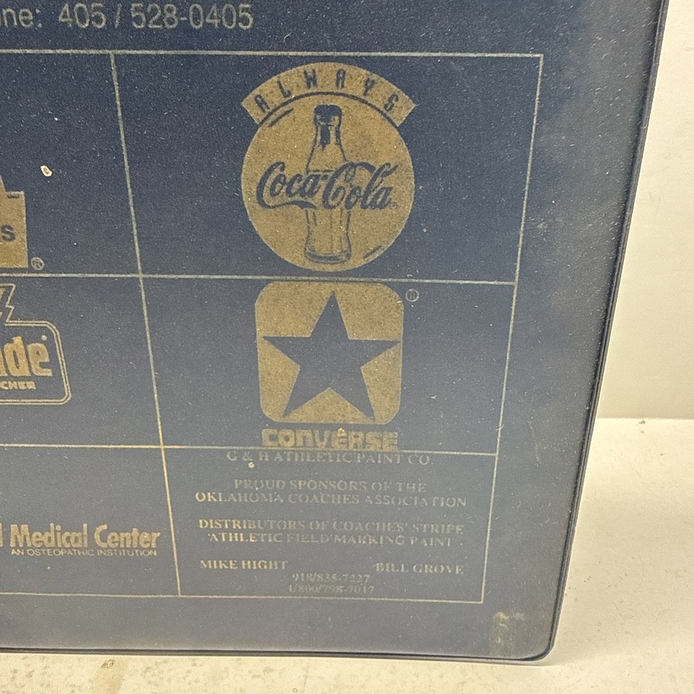 Vintage Oklahoma Coaches Association Clipboard