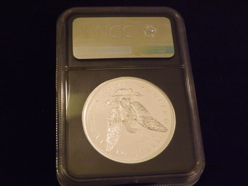 1878 2 OZ Morgan Smithsonian Institution NGC REVERSE PROOF PF 70