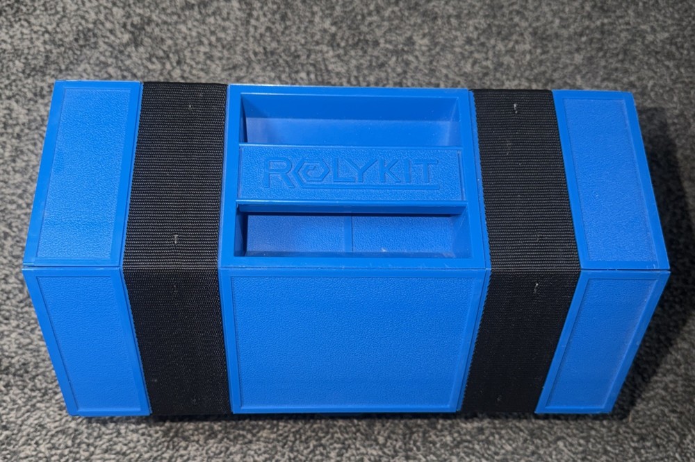 Rolykit Blue Hobby Storage Kit Roll Out Storage Case - Never Used