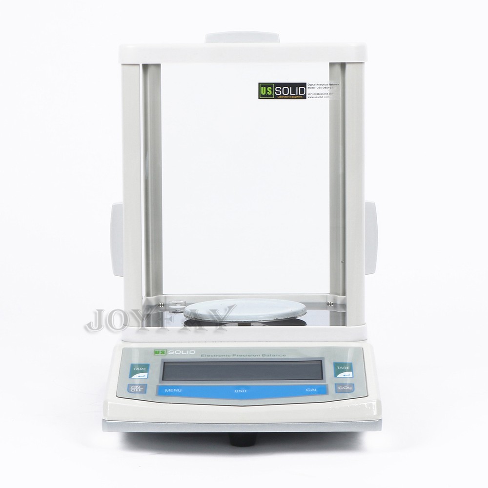 U.S. Solid Analytical Balance 500 x 0.001 g 1mg Lab Digital Precision Scale