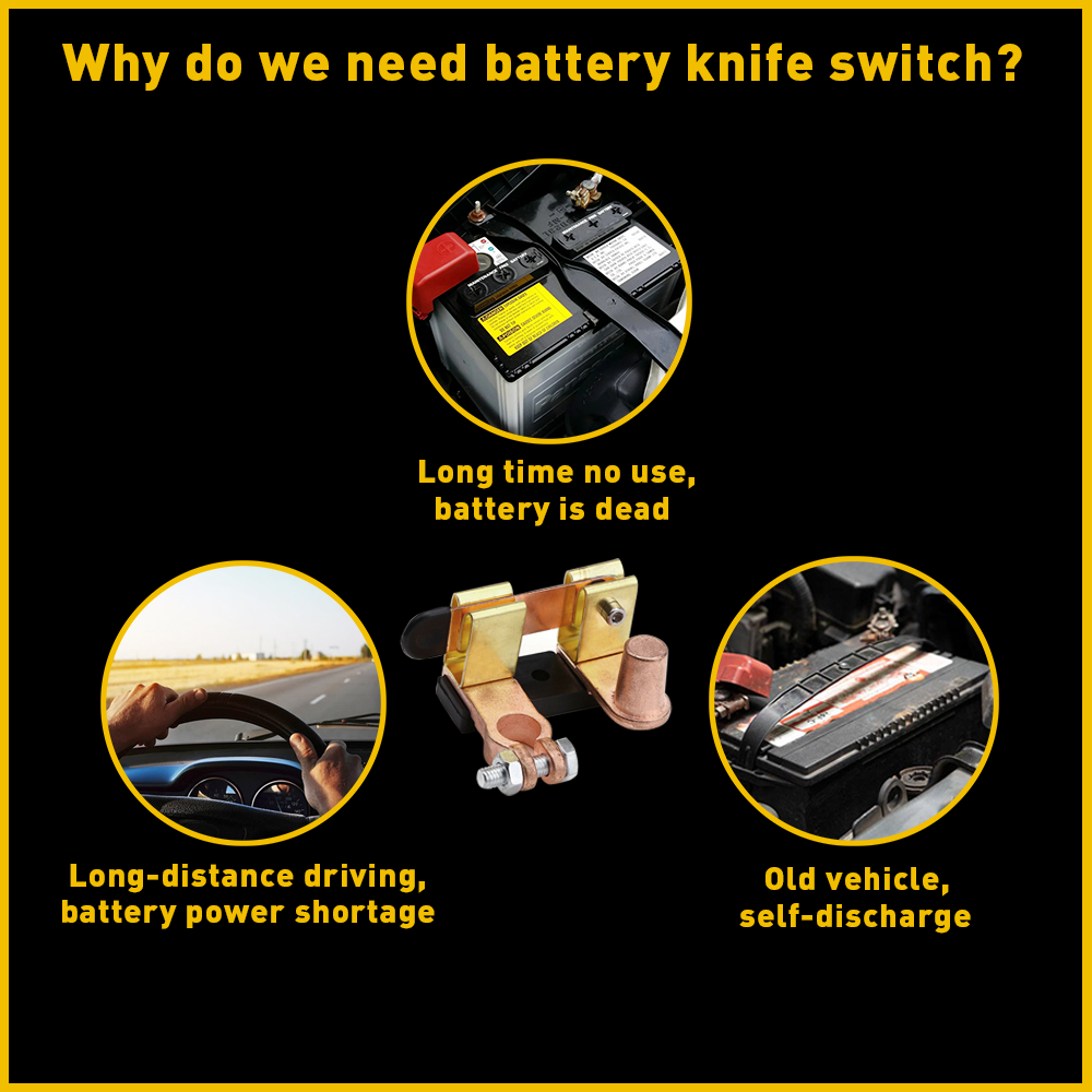 Car Battery Terminal Connectors 1PCS Release Quick Disconnect Positive Negative