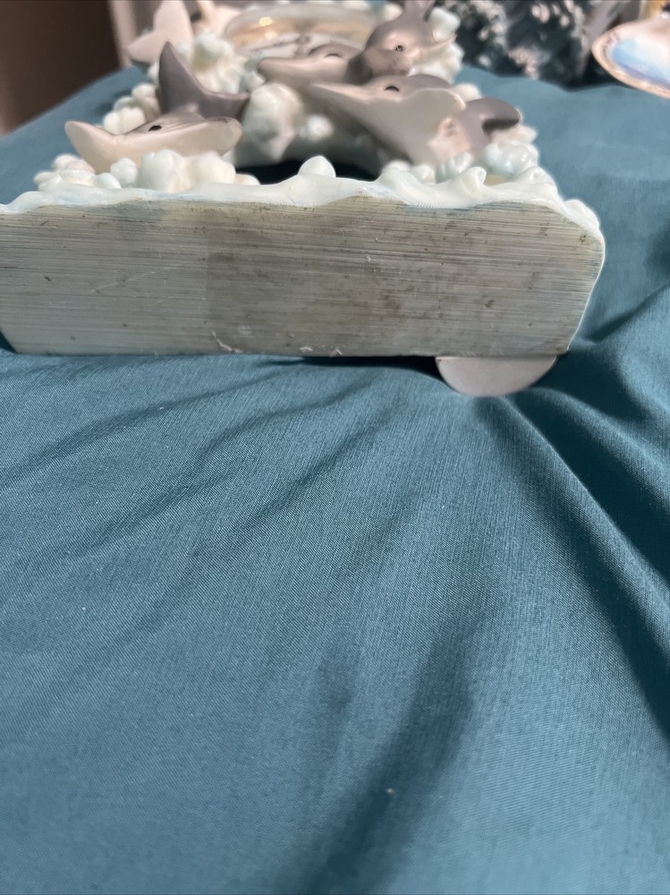 Dolphin Clock Desk