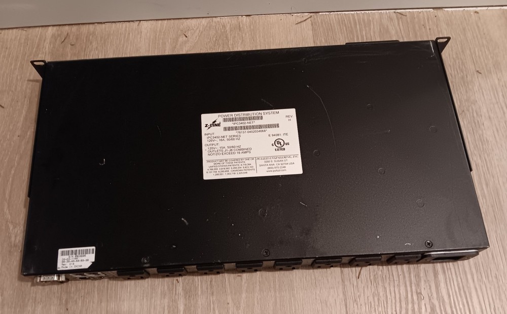 Pulizzi Engineering IPC3402-NET Intelligent Power Controller 16A - UNTESTED