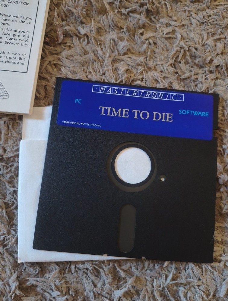 Mastertronic Computer Game Time To Die