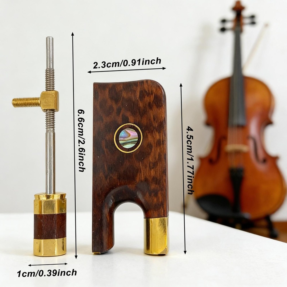 2Pcs Cello Bow Frogs Luthier Tools Easy Installation Decorative Professional