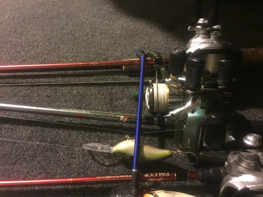 Boat Rod Straps Neon Green
