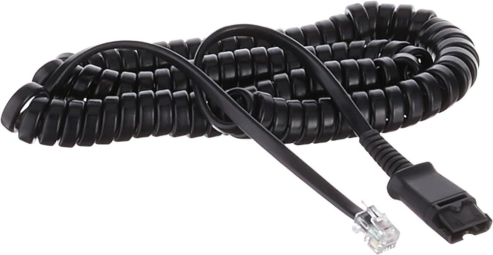 Plantronics Amplifier Coil Cord to QD Modular Plug, 26716-01