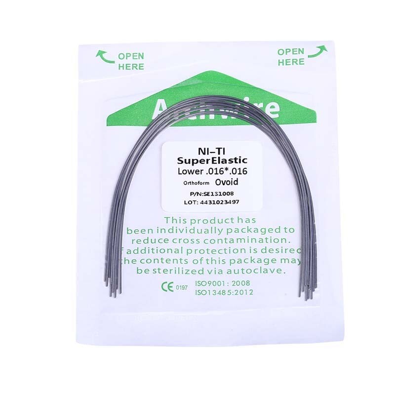 5X Dental Orthodontic Super Elastic Rectangular Arch Wire Ovoid 016*016 Lower