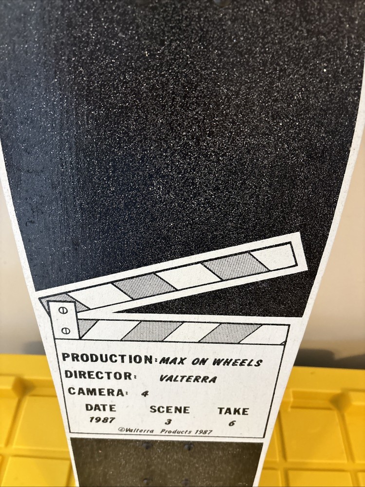 Max Headroom 1987 Chrysalis Visual Programming Skateboard Valterra Max On Wheels
