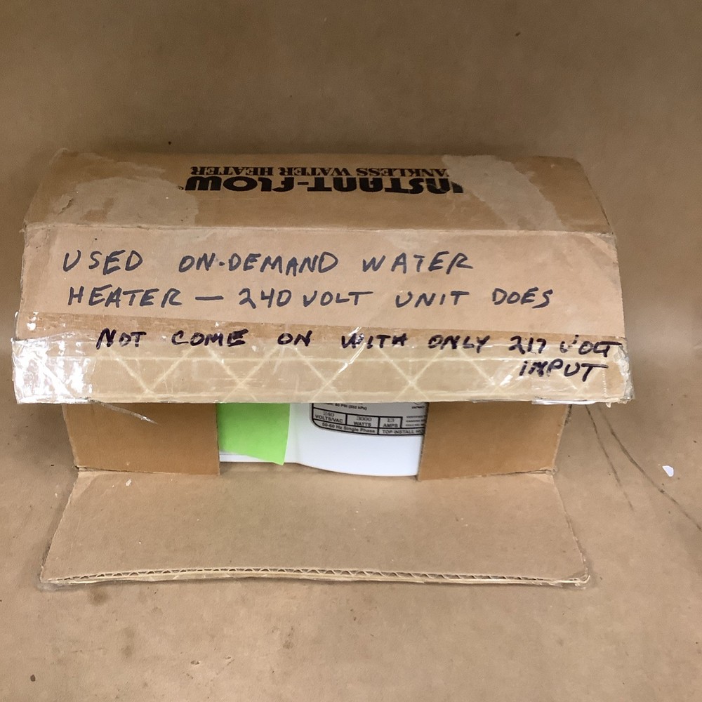 Chronomite S-30L/240-W Instant Electric Tankless Hot Water Heater 220/240VAC