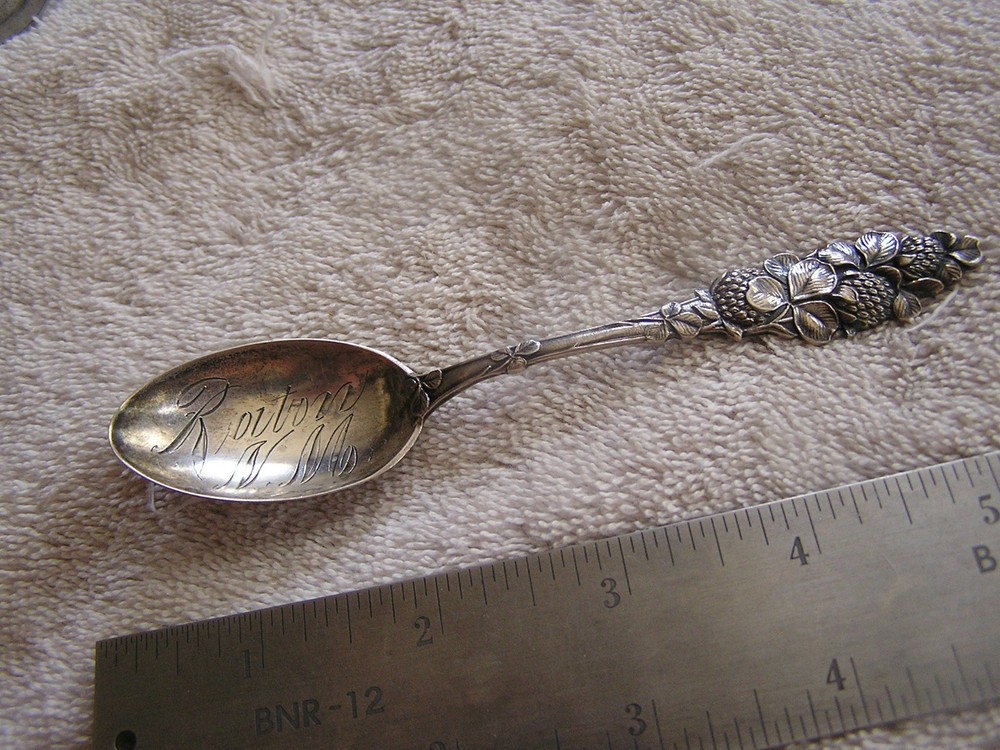 Sterling Silver Souvenir Spoon Raton NM