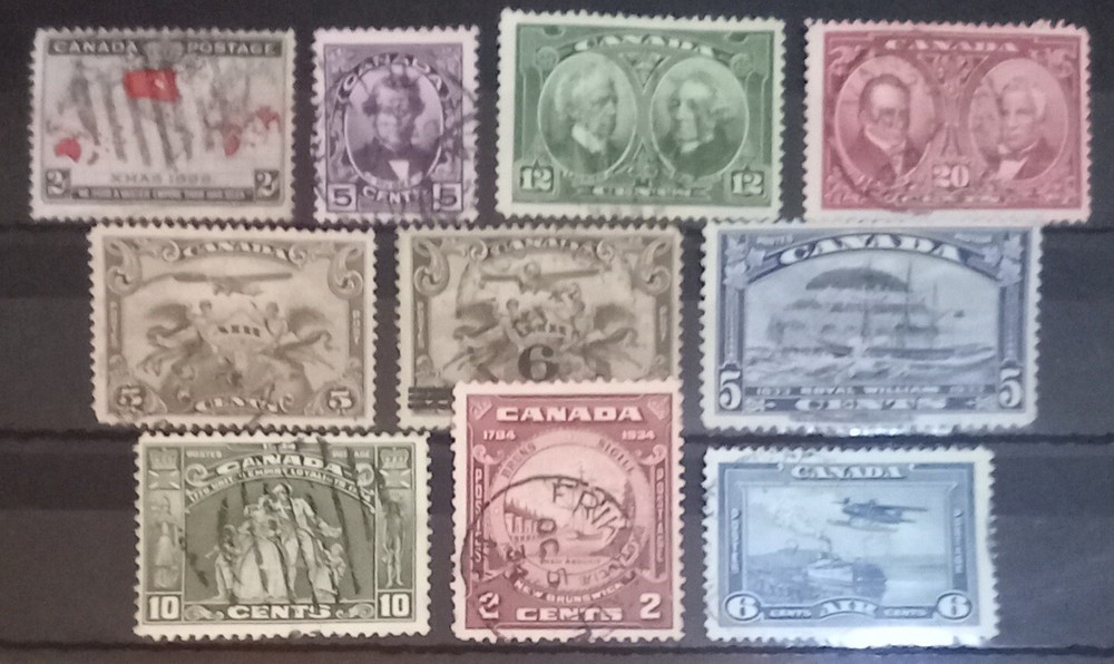 BC/ CANADA 1898-1937 FINE USED MIXED COLLECTION