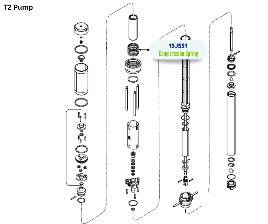 GRACO COMPRESSION SPRING;T2-(15J551)